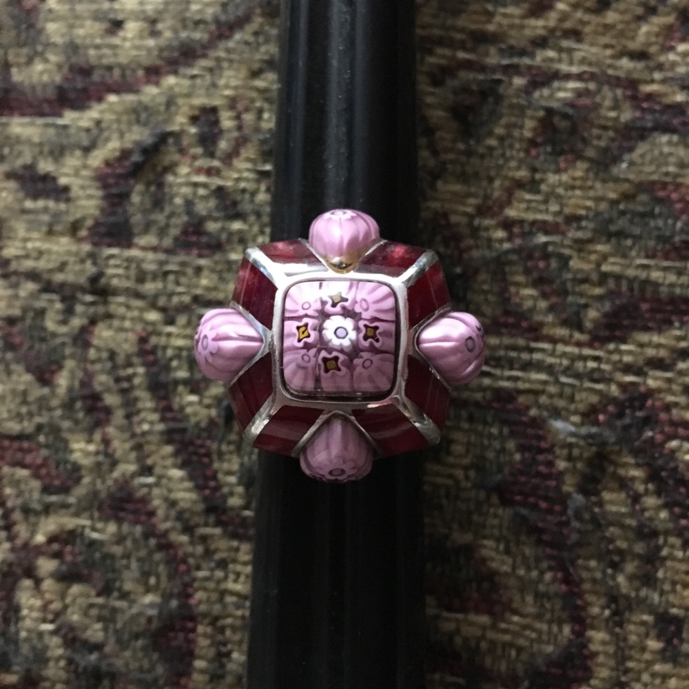 Alan K SS 925 Millefiori ring
